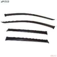 Дефлекторы окон для Infiniti QX50 (2018-2025) с хромированным молдингом № I11218CR