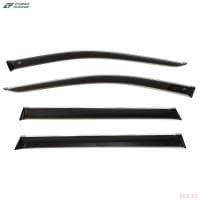 Дефлекторы боковых окон для Toyota RAV4 (2019-2025) с хромированным молдингом № T214019CR