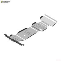 Защита переднего дифференциала, картера, КПП, радиатора и раздаточной коробки (усиленная) для Toyota Tundra (2022-2025) 4WD № 32526