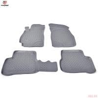 Коврики салона для Hyundai Accent (2000-2011) серые № NPL-Po-31-03-G