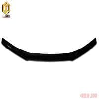 Дефлектор капота CA Plastic Classic черный для Hyundai Santa Fe (2008-2012) № 2010010103736