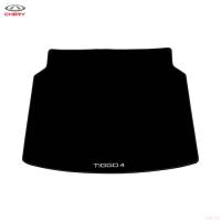 Коврик багажника текстильный оригинальный с серой вышивкой для Chery Tiggo 4 (2018-2025) № CHERY0203