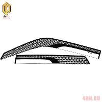 Дефлекторы окон CA Plastic cерия "Art" черные для Nissan Juke (2011-2019) № 2010031507063