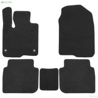 Коврики салона EVA для Honda CR-V (2023-2025) с черной окантовкой 5 шт. № EVA.B.0501803722110k