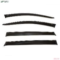 Дефлекторы боковых окон Cobra для Toyota RAV4 (2013-2018) широкие с хромированным молдингом № TE26813CR