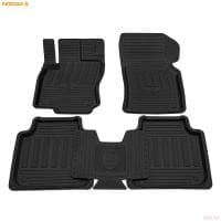 Коврики салона Rezkon резиновые для Skoda Kodiaq (2017-2024) № 1030030100