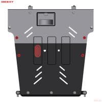 Защита двигателя и КПП для Ford Mondeo (2000-2007) № 08.0334
