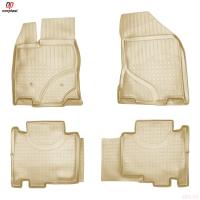 Коврики салона Norplast бежевые для Ford Edge (2014-2023) № NPA11-C22-120-B