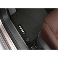 Коврики салона задние текстильные оригинальные Premium для Volkswagen Tiguan (2011-2016) 2 шт. № 5N0061276P WGK