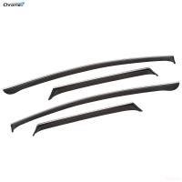 Дефлекторы окон для Haval Jolion (2021-2025) с хромированным молдингом № CHROMEX.63046