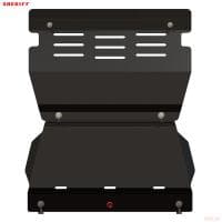 Защита двигателя и рулевых тяг для Mitsubishi Pajero 3/Pajero 4 № 14.2234