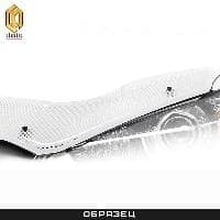 Дефлектор капота CA Plastic шелкография белый для Suzuki SX4 левый руль (2006-2013) № 2010010405663