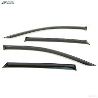 Дефлекторы боковых окон для Hyundai Tucson (2021-2025) (Европа) с хромированным молдингом № H28021CR