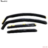 Дефлекторы боковых окон Heko для Nissan Qashqai (2014-2021) № 24286