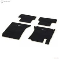 Коврики салона текстильные оригинальные для Mercedes В-Class (W246) (2011-2018) с бежевой окантовкой № A24668000488S68