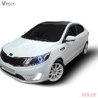 Дефлекторы боковых окон Vinguru для Kia Rio седан (2012-2016) № AFV24312
