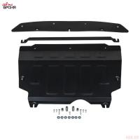 Защита картера и КПП для Haval Jolion (2021-2025) 2WD, 4WD увеличенная (2 шт.) № 111.09431.1