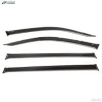 Дефлекторы окон для Volkswagen Teramont (2018-2025) с хромированным молдингом № V25618CR