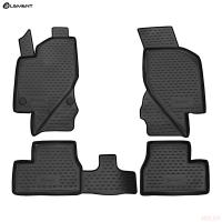 Коврики салона для Lada (ВАЗ) Granta (2011-2018) с черным кантом № KANT.NLC.52.25.210k.blk