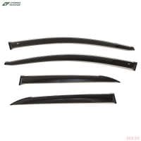 Дефлекторы окон для Kia Picanto 5дв. (2017-2021) с хромированным молдингом № K14917CR