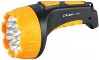 Фонарь Ultraflash аккумуляторный 220В, черный/желтый, 15 LED, 2 режима, SLA, пластик, коробка LED3815