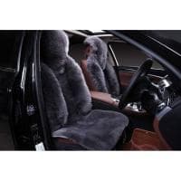 Комплект накидок из натурального меха (овчина, комбинированный ворс, цельная шкура, Австралия) № KOMB022