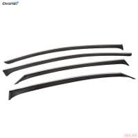 Дефлекторы окон Chromex для Hyundai Solaris седан (2017-2022) с хромированным молдингом № CHROMEX.63014