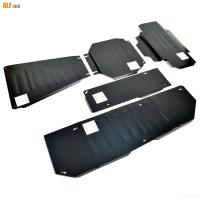 Защита картера, КПП, рулевых тяг, редуктора и бака (большой и малый) для Toyota Land Cruiser 300 (2021-2025) 5 частей № ALF2451-52-53-54-55st