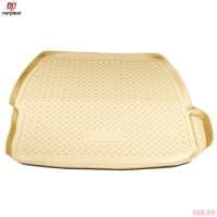 Коврик в багажник Norplast для Volkswagen Touareg (2018-2025) (2-х зонный климат контроль) бежевый № NPA00-T95-700-B