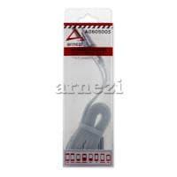 Дата-кабель зарядный 2 в 1 от USB Micro USB/iPhone-5/6 WHITE 1 м ARNEZI A0605003