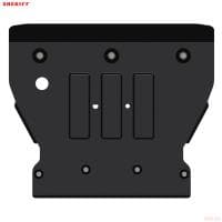 Защита картера для Audi Q8 (2018-2025) № 02.4314