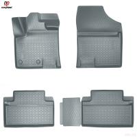 Коврики салона 3D для JAC S7 (2020-2025) (5 мест.) серые № NPA11-C38-410-G