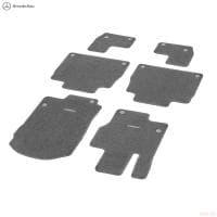 Коврики салона текстильные оригинальные для Mercedes GLS-Class (X167) (2019-2025) серые № A16768003047P92