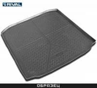 Коврик в багажник Rival для Mitsubishi Outlander 3 (с органайзером) (2012-2022) № 104002003