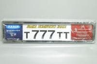 Рамка номерного знака квадратная универсальная (нерж.) 1шт. ЛАДЬЯ 225.15.12s