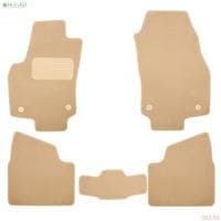 Коврики салона Klever текстильные Premium для Opel Astra H седан (2007-2011) бежевые № KLEVER04372122112kh