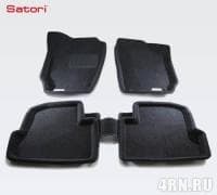 Коврики салона Satori Liner 3D Basic текстильные для Volkswagen Polo седан (2010-2020) № SI 02-00209