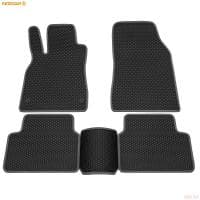 Коврики салона EVA резиновые для Renault Fluence (2010-2017) с серым кантом № 9029010102