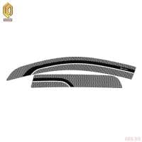 Дефлекторы окон серия "Art" черные для Renault Duster (2015-2020) № 2010031512067