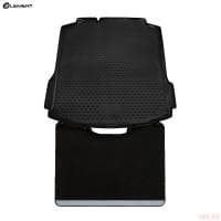 Коврик в багажник Element Econom с функцией защиты бампера для Skoda Rapid (2020-2023) № ELEMENT.SET.023
