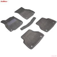 Коврики салона 3D текстильные для Audi A6 (C8) (2018-2025) серые № 95821