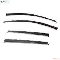 Дефлекторы боковых окон Cobra для Honda CR-V (2007-2011) с хромированным молдингом № H11207CR