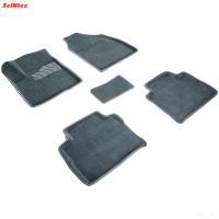 Коврики салона 3D текстильные для Jetour Dashing (2022-2025) серые № 30373