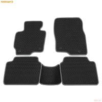 Коврики салона Rezkon EVA резиновые для Mazda CX-5 (2012-2016) с серым кантом № 9023020102