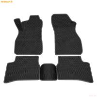 Коврики салона 3D EVA ромб резиновые для Hyundai Accent (2001-2010) с серым кантом № 9220010102