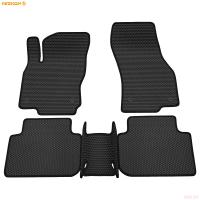 Коврики салона EVA cоты резиновые для Skoda Karoq (2020-2025) с черным кантом № 9130035101