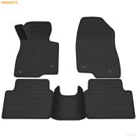 Коврики салона 3D EVA ромб резиновые для Mazda 6 (2013-2018) с черным кантом № 9223015201