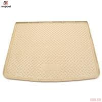 Коврик в багажник Norplast бежевый для Volkswagen Touareg (2010-2018) 2-х зонный климат-контроль № NPL-P-95-58-B