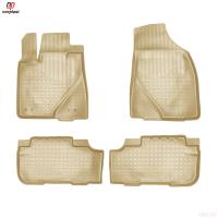 Коврики салона Norplast бежевые для Toyota Highlander 5 мест (2014-2019) № NPA10-C88-305-B