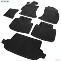 Комплект ковриков салона и багажника для Subaru Forester (2012-2018) № K15401002-1